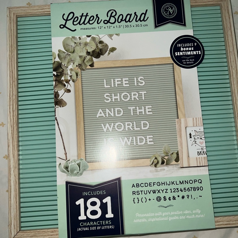Letter board